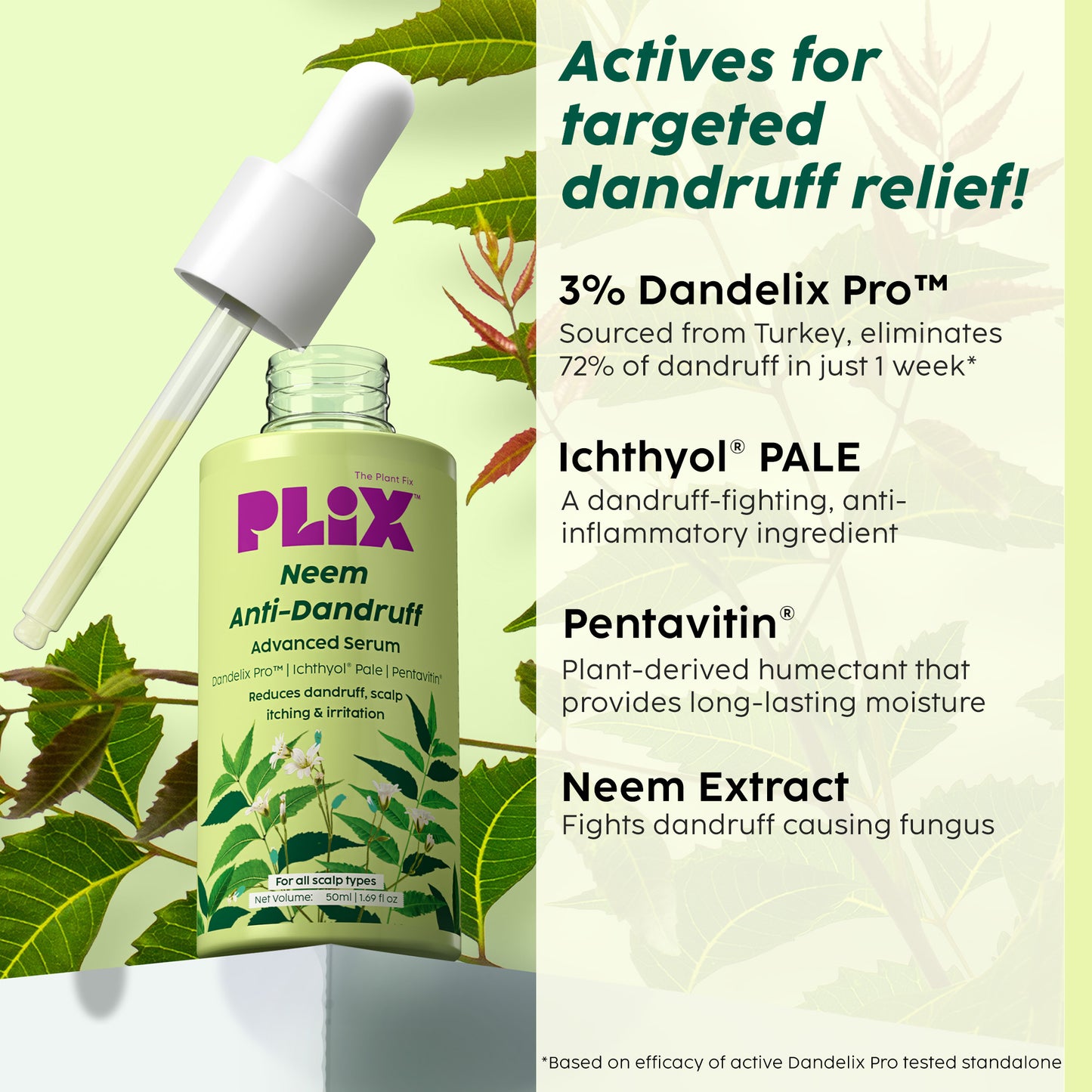Neem Anti-Dandruff Advanced Shampoo for Reduced Dandruff & Itchiness