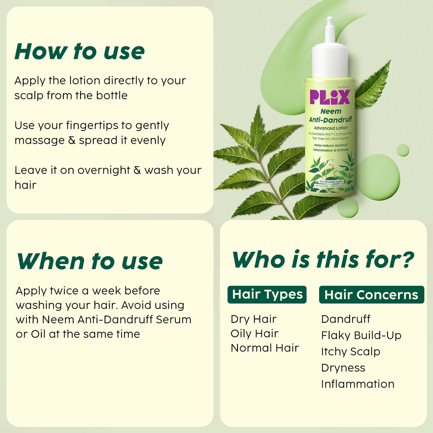 Neem Anti-Dandruff Advanced Lotion
