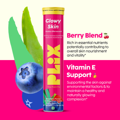 Glowy Skin Effervescent with 500mg Glutathione