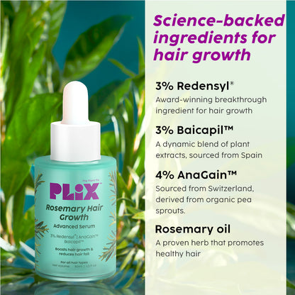 Rosemary Advanced Hair Growth Serum and Shampoo