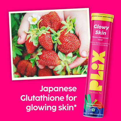 Glowy Skin Effervescent with 500mg Glutathione 4 Pack