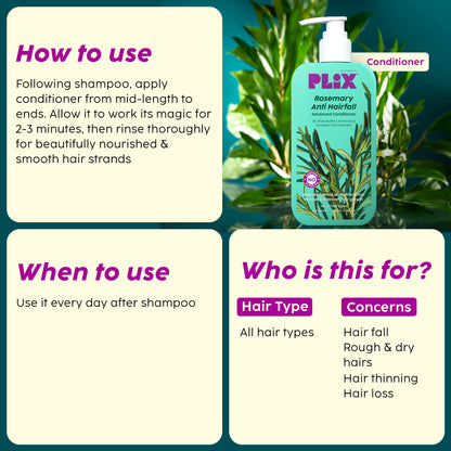 Rosemary Anti Hairfall Conditioner with 3% Shea Butter expert