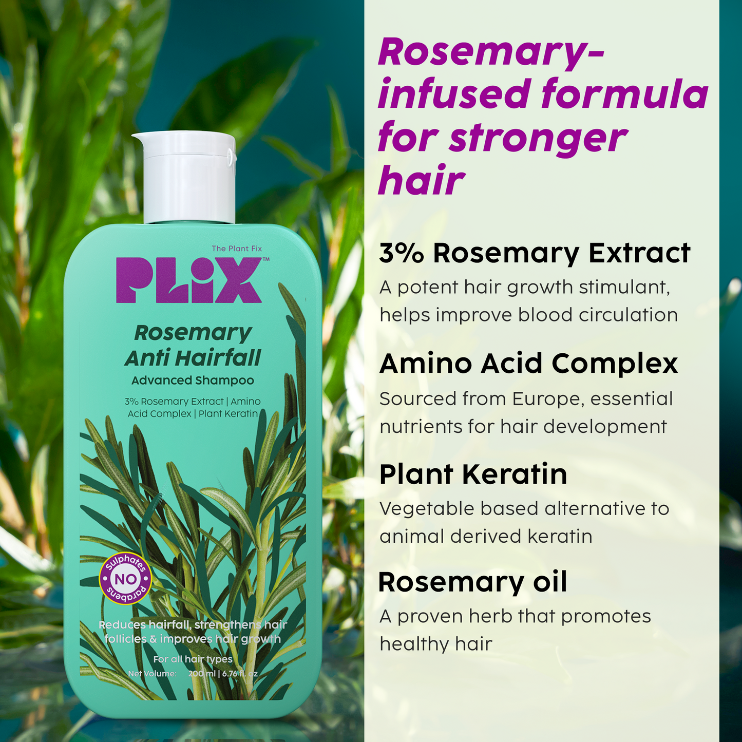 Rosemary Anti Hairfall Conditioner with 3% Shea Butter expert