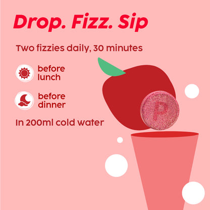 Apple Cider Vinegar Effervescent with 700mg ACV